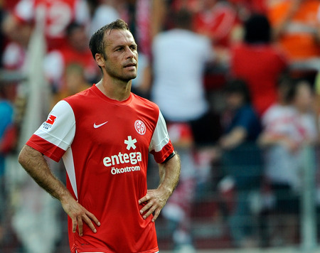 Noveski and Mainz conceded a late goal to settle for a 1:1 draw; photo: bleacherreport.net